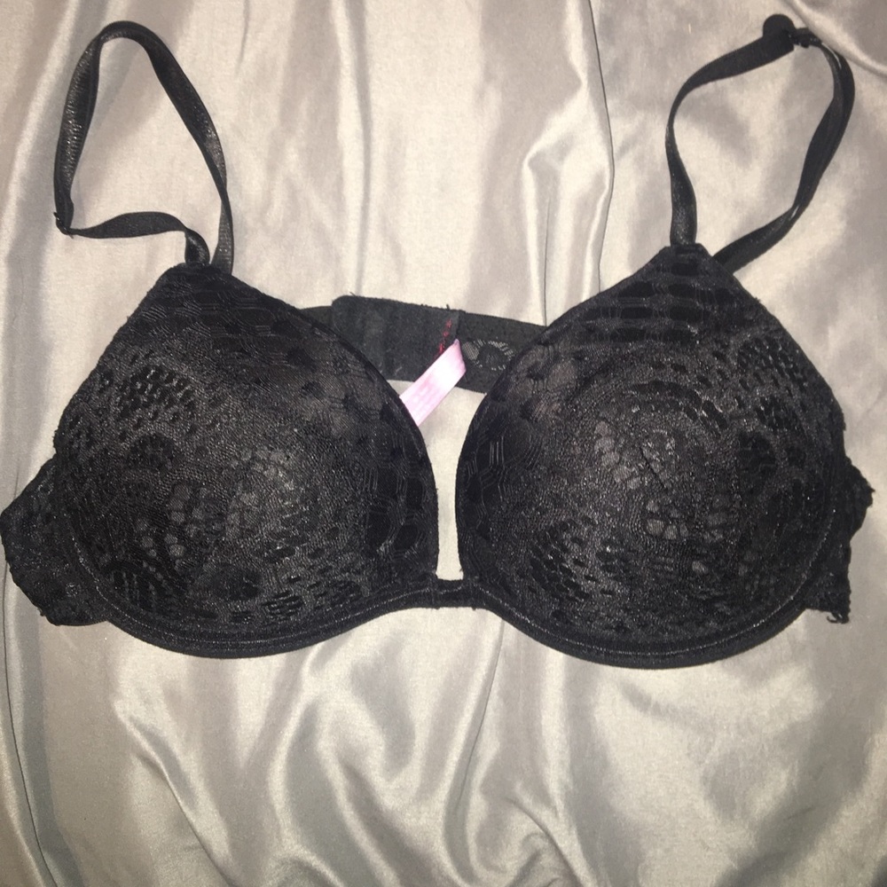 Black Lace push-up Bra